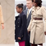 Michelle Obama trench Burberry 2