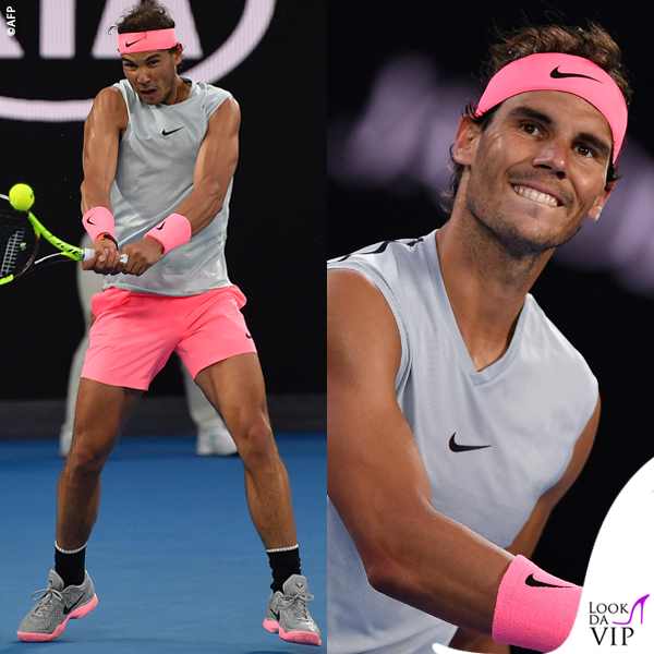 Australian Open: Rafael Nadal mostra i muscoli in rosa | Lookdavip.it
