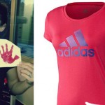 Anna Tatangelo tshirt Adidas 2