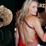 Sharon Stone abito Cavalli gioielli DeGrisogono Hippobracelet