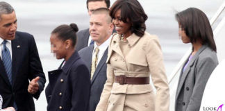 Michelle Obama trench Burberry