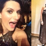 Laura Pausini abito Armani gioielli Iosselliani