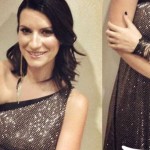 Laura Pausini abito Armani gioielli Iosselliani 2