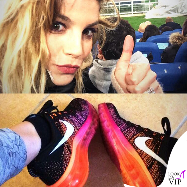 Emma-Marrone-sneakers-Nike-Fliyknit-Air-Max