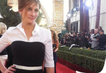 Julia Roberts Golden Globes abito Dolce e Gabbana