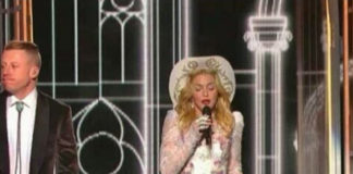 Madonna Grammy Awards 2014 abito Francesco Scognamiglio