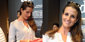Cristina De Pin cardigan Pinko borsa Louis Vuitton Speedy occhiali Ray-Ban Aviator 3