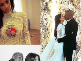 Kim Kardashian Kanye West matrimonio abiti Givenchy e Balmain