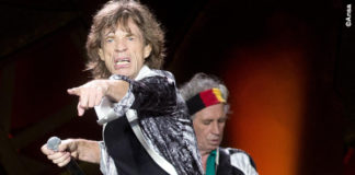 Concerto Rolling Stones Roma Mick Jagger Keith Richards giubbotto YSL 2