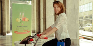 Cristiana Capotondi San Pellegrino Incontri Tour total Dolce&Gabbana occhiali Prada bicicletta Montante Cicli