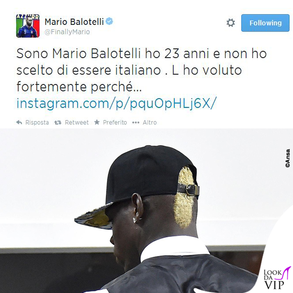 Mario Balotelli cresta bionda 5