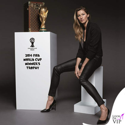Mondiali 2014 Gisele Bundchen Coppa del Mondo FIFA baule Louis Vuitton