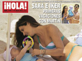 Sara Carbonero cover Hola! bikini Calzedonia