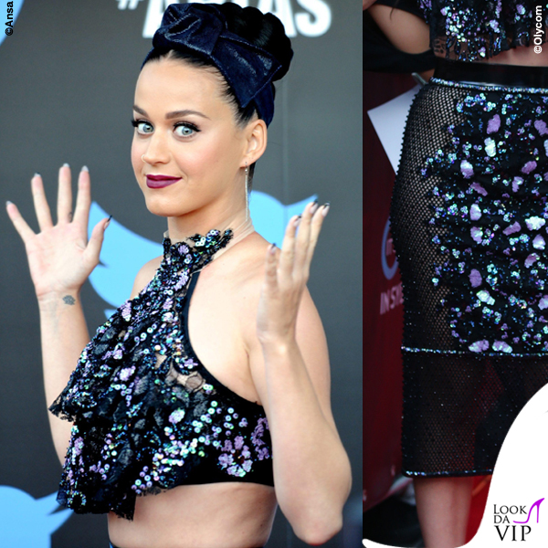 Katy Perry Aria Awards top gonna Jaime Lee scarpe Louboutin 10