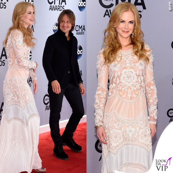 CMA Awards Nashville Nicole Kidman abito Roberto Cavalli Keith Urban 4