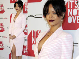 Rihanna It’s Not Over premiere tailleur scarpe Altuzarra