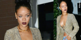 Rihanna cappotto Dries Van Noten borsa Louis Vuitton