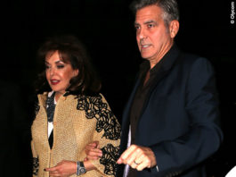 Baria Alamuddin cappotto rafia Ermanno Scervino George Clooney