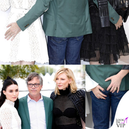 Cate Blanchett Rooney Mara abiti Alexander McQueen Todd Haynes Cannes 2015 photocall Carol