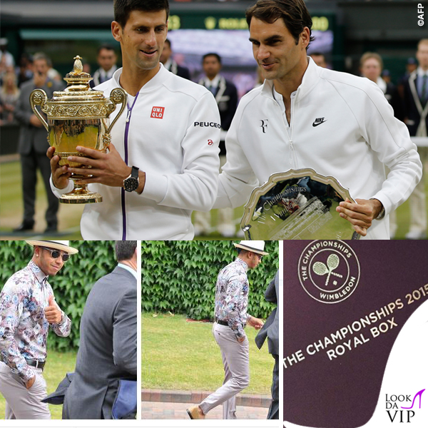 Wimbledon Novak Djokovic Roger Federer Lewis Hamilton