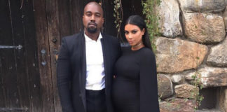 Kanye West Kim Kardashian abito Valentino