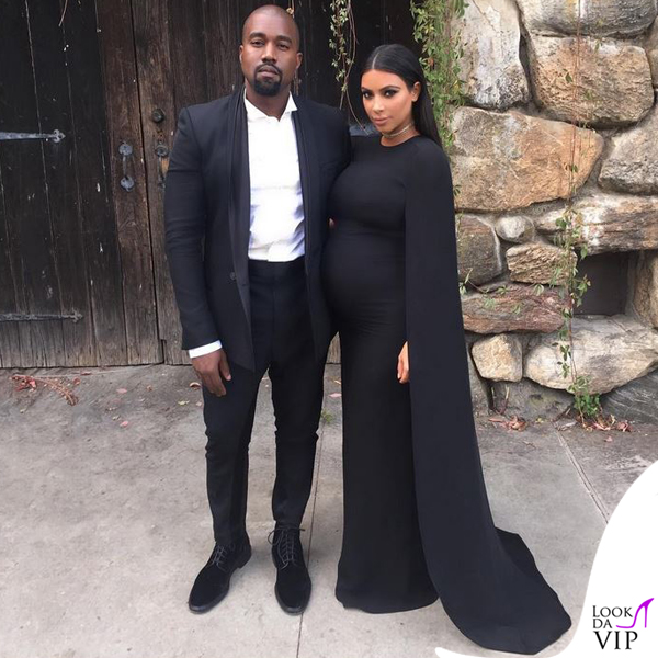 Kanye West Kim Kardashian abito Valentino