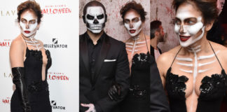 Jennifer Lopez Casper Smart Halloween abito Michael Costello