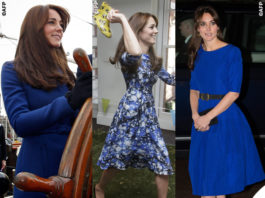Kate Middleton cappotto Christopher Kane abiti Tabitha Webb e Saloni