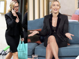Kate Winslet This Morning giacca The Kooples stivaletti Isabel Marant borsa Christian Dior