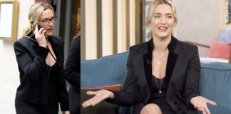 Kate Winslet This Morning giacca The Kooples stivaletti Isabel Marant borsa Christian Dior