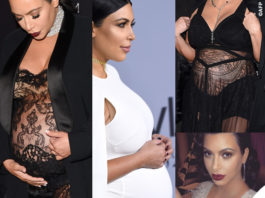 Kim Kardashian abiti premaman pancione