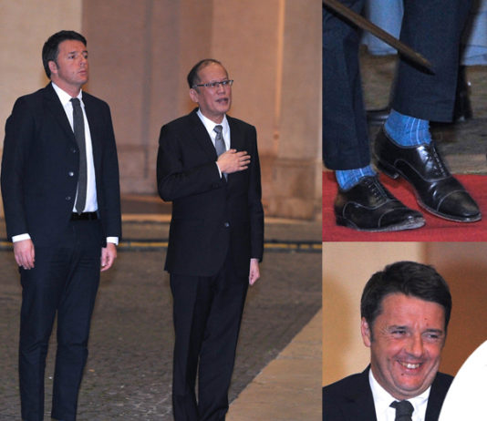 Matteo Renzi e Benigno Aquino III