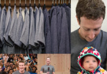 Mark Zuckerberg tshirt grigia