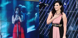 Sanremo-2016-prima-serata-Laura-Pausini-abito-Stefano-De-Lellis