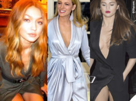 Gigi Hadid abito Versace Blake Lively abito Ralph & Russo Selena Gomez abito Ronald Van Der Kemp spacco inguine