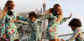 Beyonce e Blue Ivy outfit Gucci 1