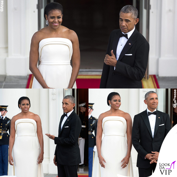 Michelle Obama abito Brandon Maxwell