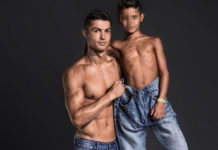 Cristiano Ronaldo con il figlio