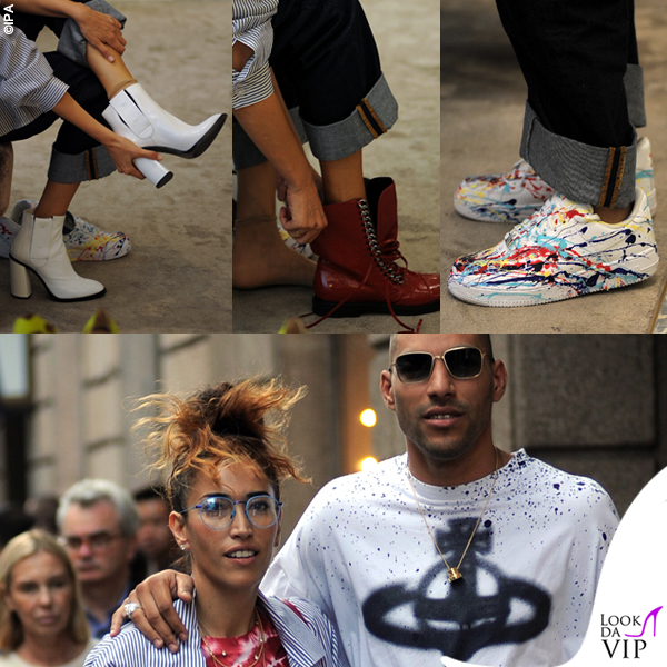 Nina Zilli total look Vivienne Westwood scarpe Nike Omar Hassan shopping Casadei 1
