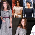 Kate Middleton abito Erdem clutch e pump Jimmy Choo