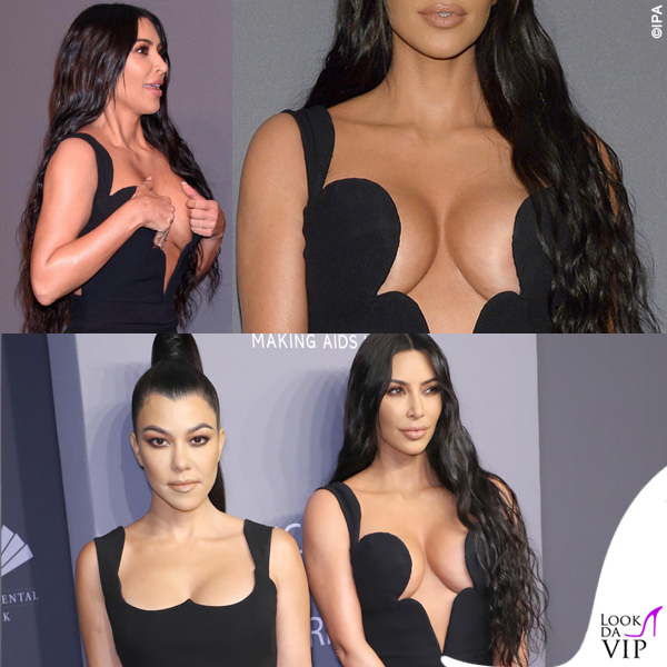 Kim Kardashian amFAR abito Versace 7
