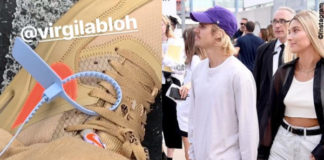 Justin Bieber sneakers Nike Off-White 3
