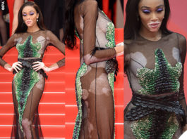 Winnie Harlow Cannes 2019 abito Ralph and Russo 1