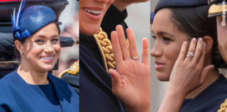 Meghan Markle Trooping the Colour outfit Givenchy cappello Noel Stewart 10