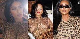 Kylie Jenner Rihanna tuta LaQuan Smith Kim Kardashian outfit Alaia
