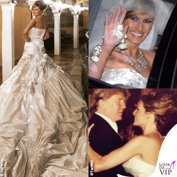 Melania Trump abito Christian Dior Donald Trump nozze 0
