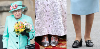 le scarpe della regina elisabetta