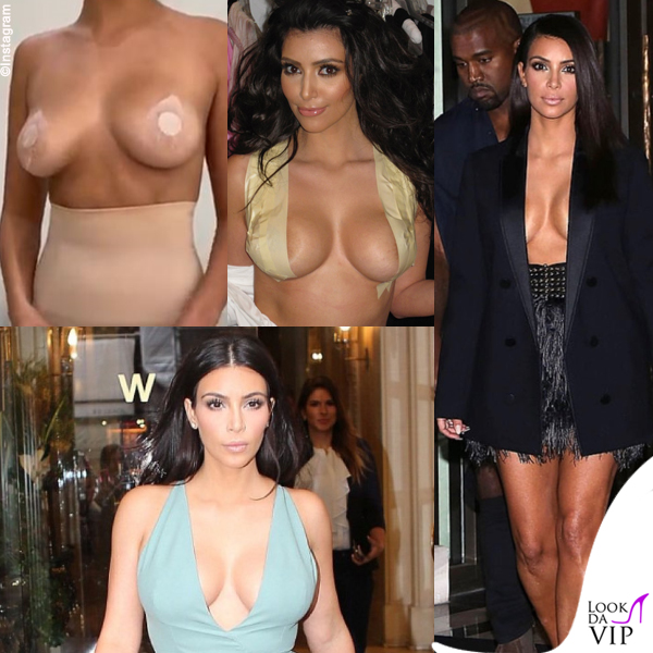 Kim Kardashian mostra come usare lo scotch per rialzare il seno
