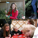 Kate Middleton sceglie l'albero di Natale con il piumino Perfect Moment, il maglione Really Wild e gli scarponcini Berghaus