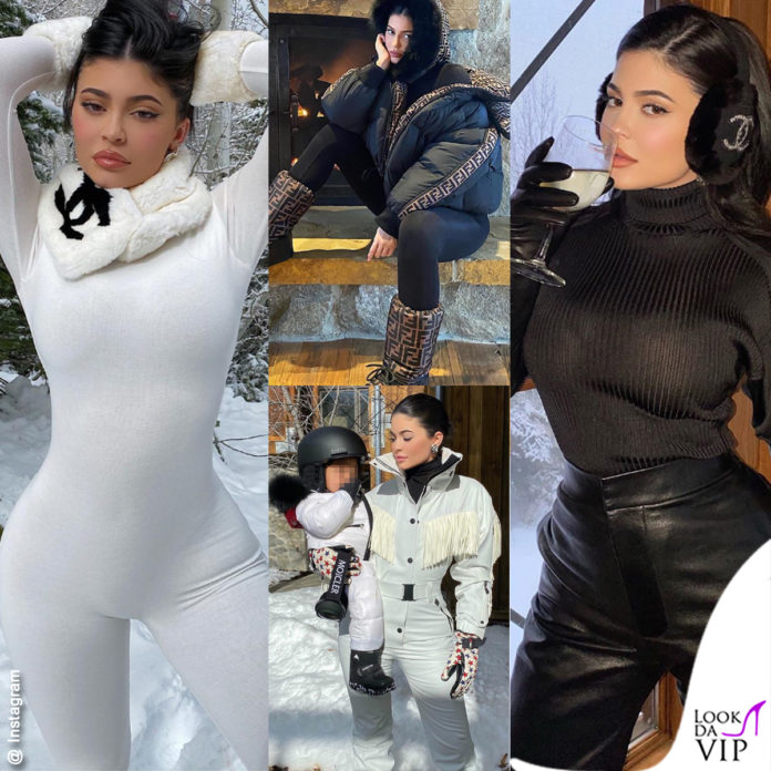Kylie Jenner sexy e firmatissima in montagna